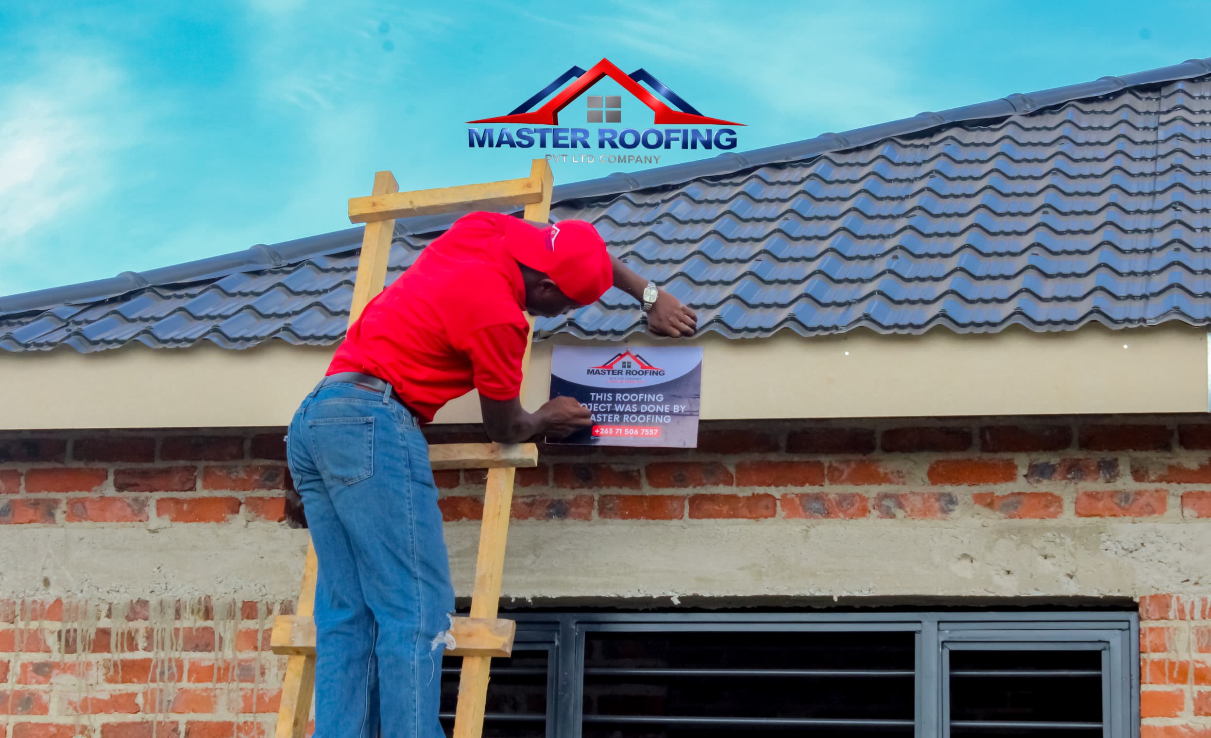 After roofing work